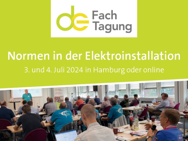 de-Fachtagung Normen in der Elektroinstallation Hamburg 2024