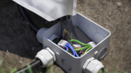 Bild 3: Die »IP68 Box Outdoor« eignet sich für die Elektroinstallation im Erdreich oder sogar unter Wasser
