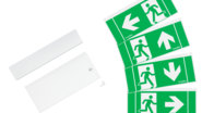 Bild 4: Alle Piktogramme (Oben, Unten, Rechts, Links und eine weiße Folie) sind im Lieferumfang enthalten