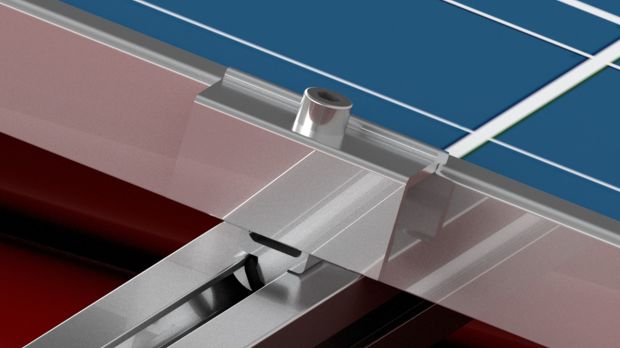 Mittel- und Endklemmen für PV-Dachanlagen
