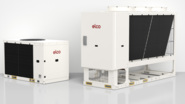 Bild 1: M und L Wärmepumpen für gewerbliche Anwendungen mit R-32 Kältemittel und Inverter-Technologie