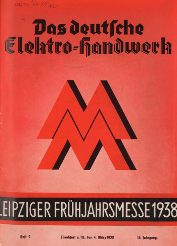 De Titelbild 1938 Leipziger Frühjahrsmesse
