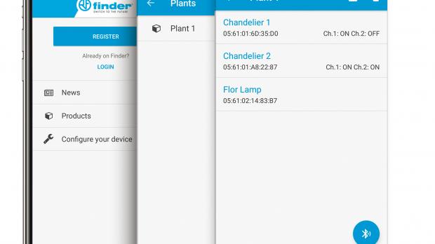 Die App »Finder Toolbox+« ist das Werkzeug für den Elektromeister zur Programmierung von Yesly 