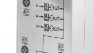 Weidmüller VARITECTOR PU ZP: Die Reihenschaltung aus Varistor und Funkenstrecke (Gas Discharge Tube) garantiert den leckstromfreien Schutz zwischen den Leitern sowie zum Schutzleiter und kann im Vorzählerbereich installiert werden.