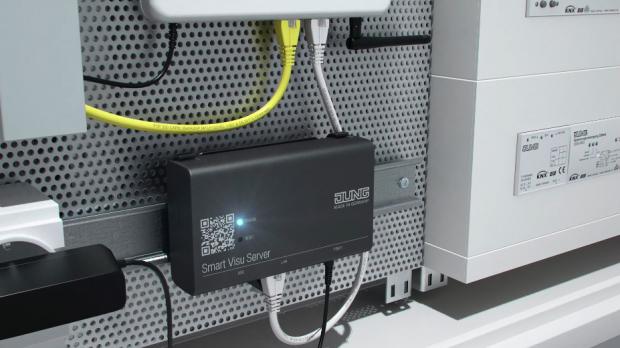 Bild 1: Der »Smart Visu Server« wird zusätzlich zum KNX-System installiert