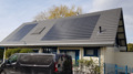 Solarziegel und Dachstein als Einheit