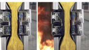 Bild 8: In konventionellen Brandschutzwänden erfüllen die Brandschutzdosen die Feuerwiderstandsklassen EI 30 bis EI 120. Ein Dämmschichtbildner schäumt im Brandfall auf und verschließt alle Installationsöffnungen.